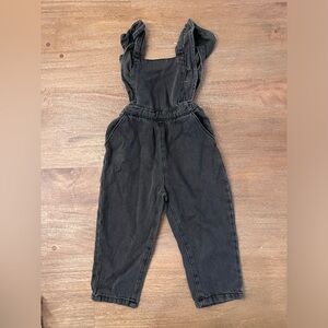 Zara Black Overalls 18-24 Months